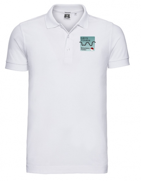 Herren Stretch Polo,  inkl. Druck
